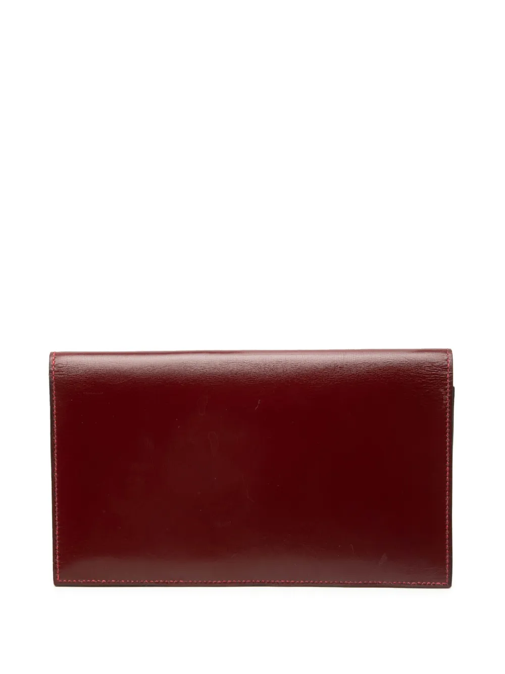 Hermès Pre-Owned 1994 Box Calf Bifold Wallet long wallets - Rosso