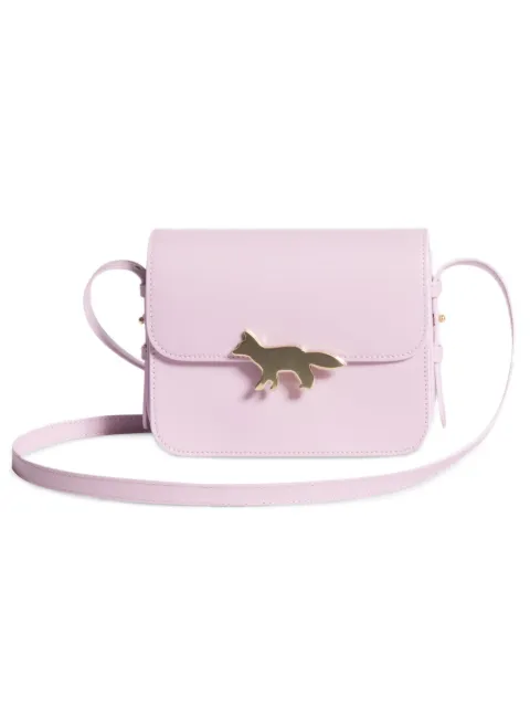 Maison Kitsuné Edie fox-plaque shoulder bag