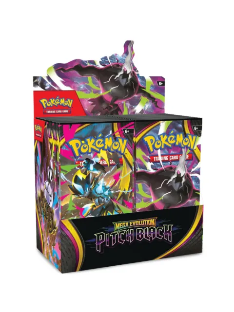 Pokemon Pokémon Mega Evolution Pitch Black Booster Box trading cards