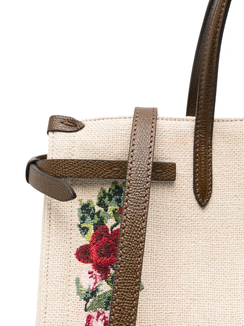 Valentino Garavani Kleine Antibes linnen shopper Beige