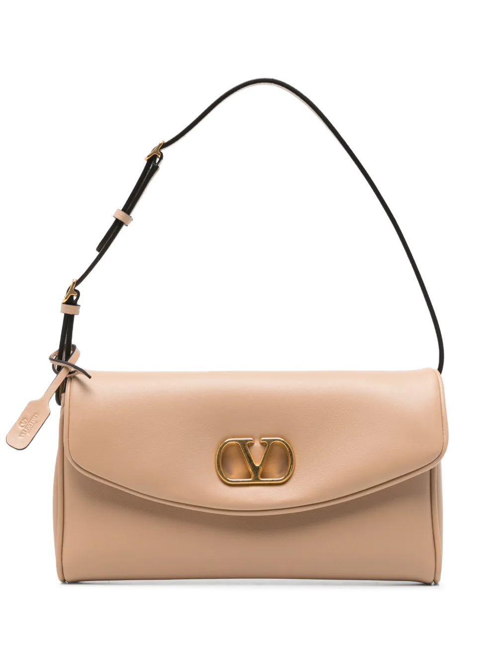 Valentino Garavani Valentino Garavani Devain small nappa shoulder bag - Toni neutri