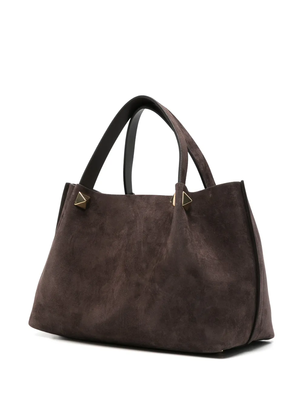 Valentino Garavani Grote Garavani suède shopper Bruin