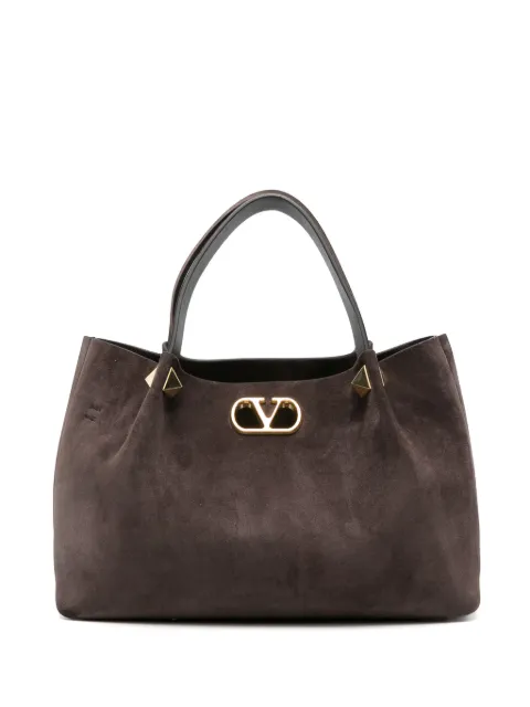 Valentino Garavani large shopping bag in soft suede