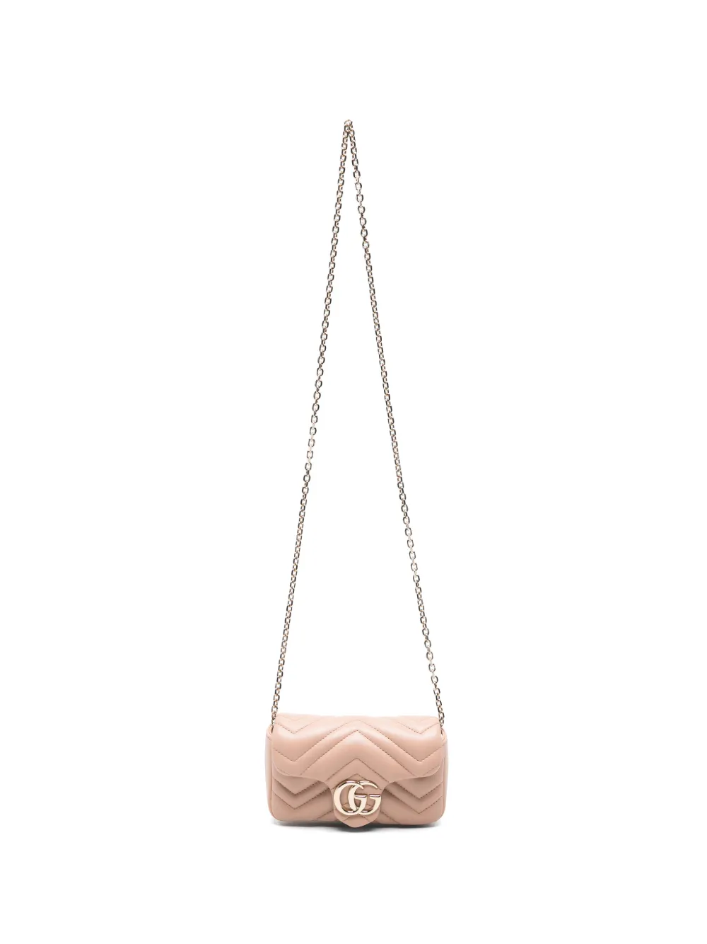 Gucci mini GG Marmont quilted leather cross body bag - Rosa