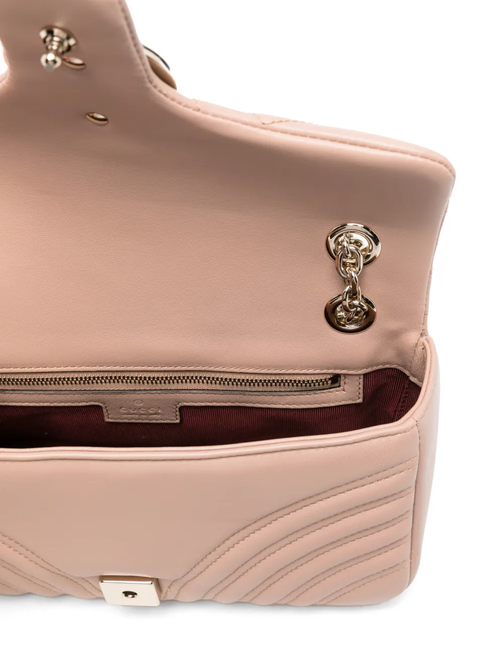 Gucci GG Marmont schoudertas Roze