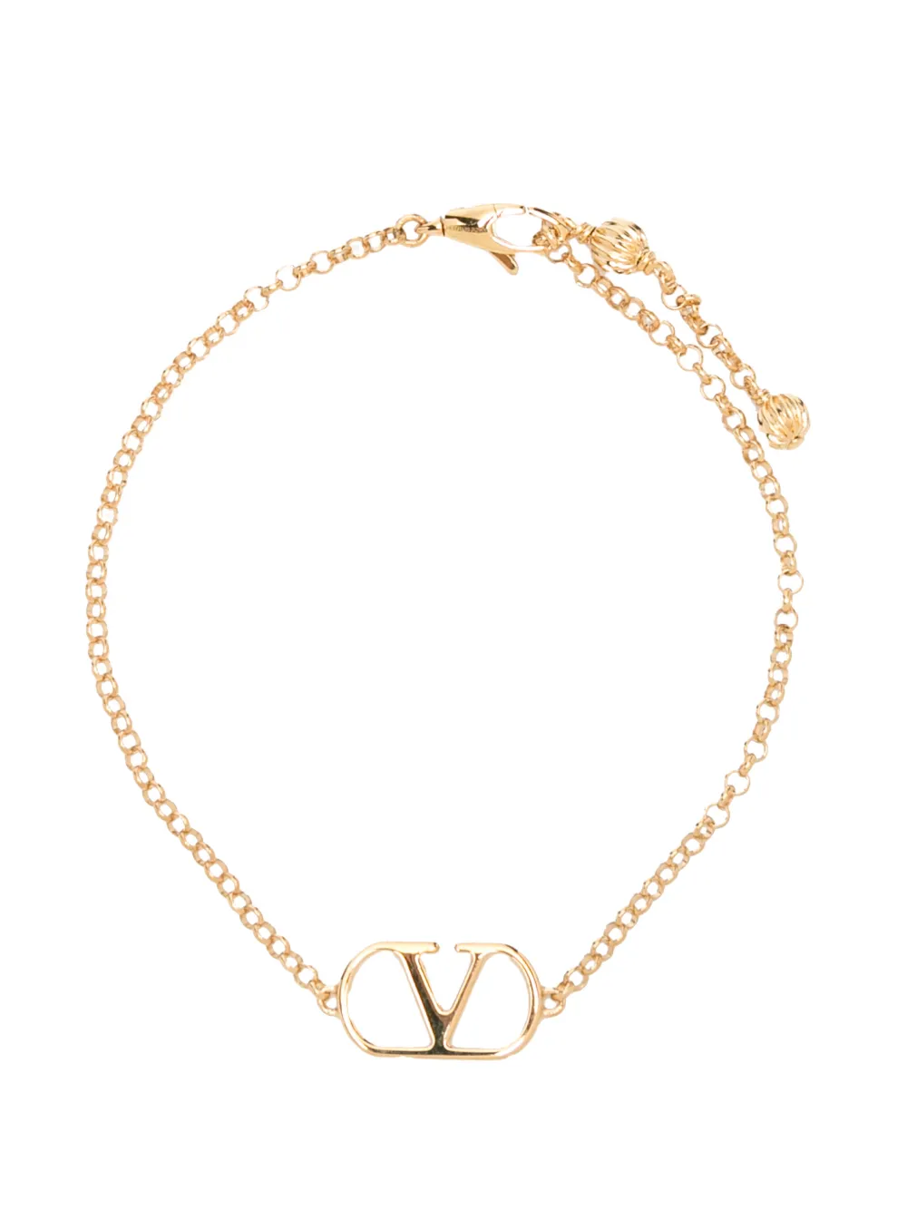 Valentino Garavani Vlogo Signature Bracelet In Gold