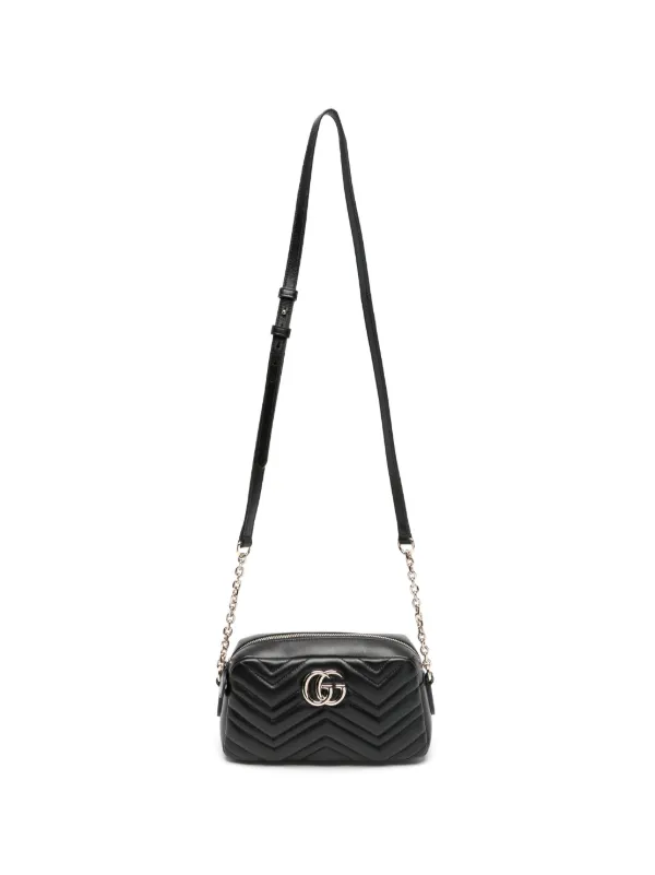 Gucci GG Marmont Small Camera Bag in Black