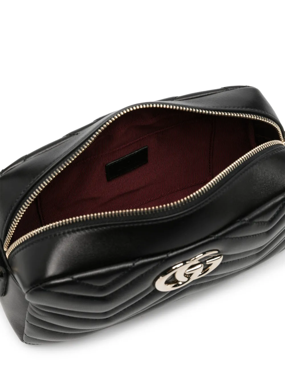 Gucci Kleine GG Marmont cameratas Zwart