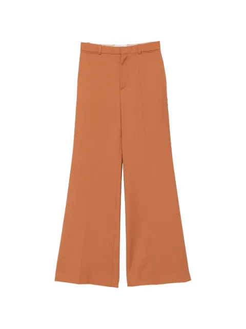 Chloé high-rise flared pants in wool gabardine