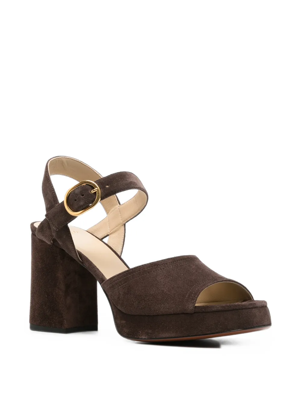 Valentino Garavani VLogo Signature platform sandals - Braun