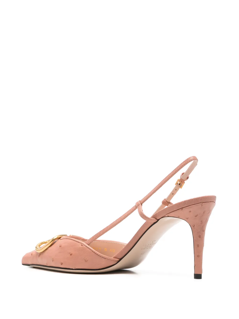 Valentino Garavani VLogo Signature slingback pumps Roze
