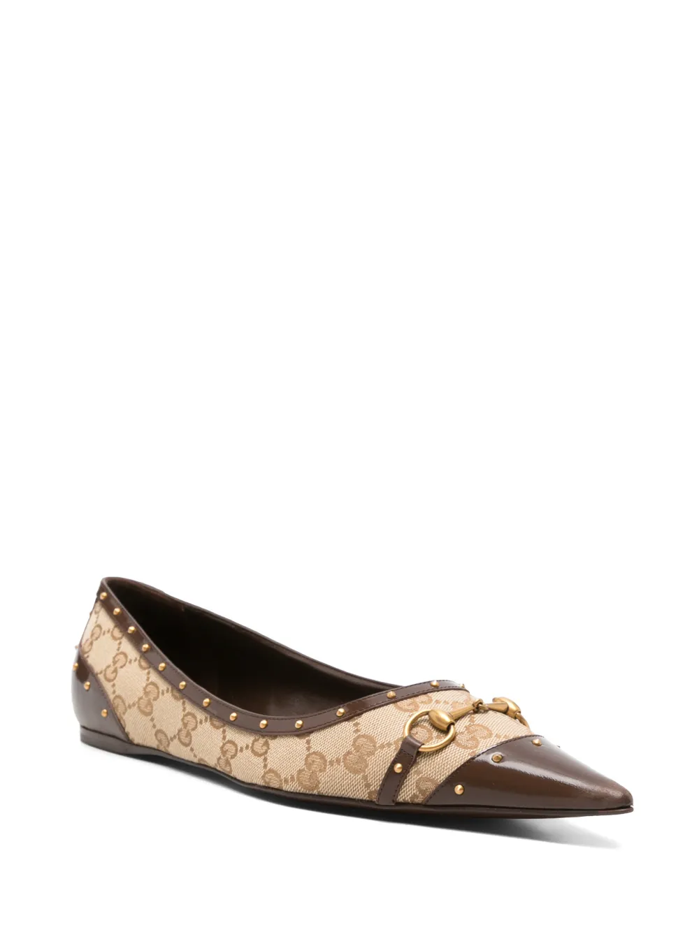 Gucci Savoy GG ballet flats Beige