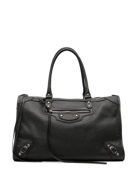 Balenciaga Le City grained-leather tote bag