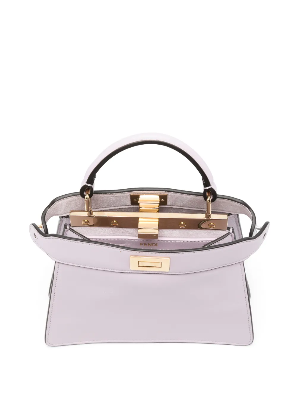 FENDI Peekaboo ISeeU mini-tas Paars