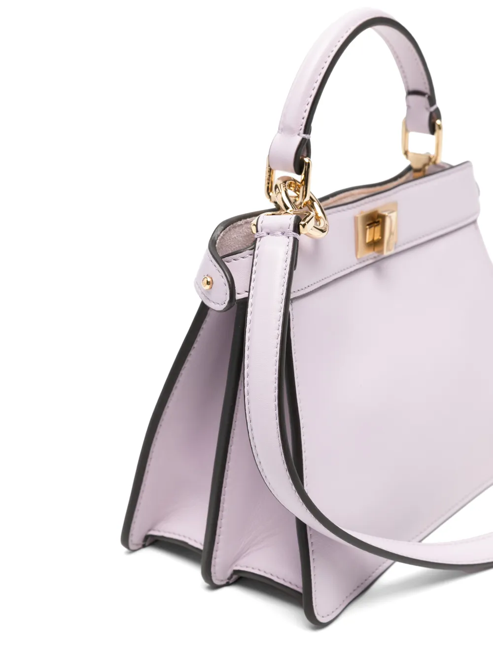 FENDI Peekaboo ISeeU mini-tas Paars