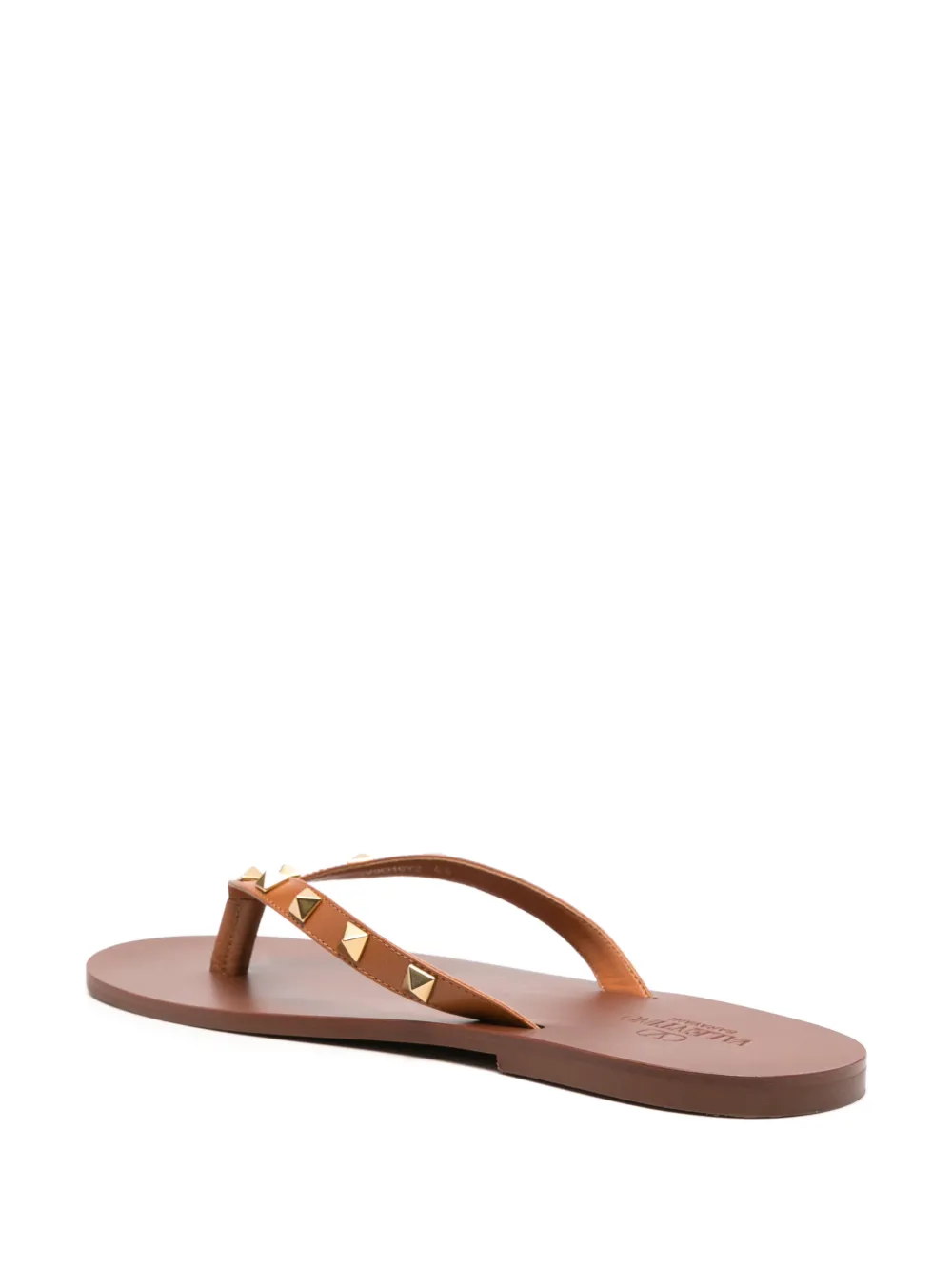 Valentino Garavani Rockstud thong sandals Bruin