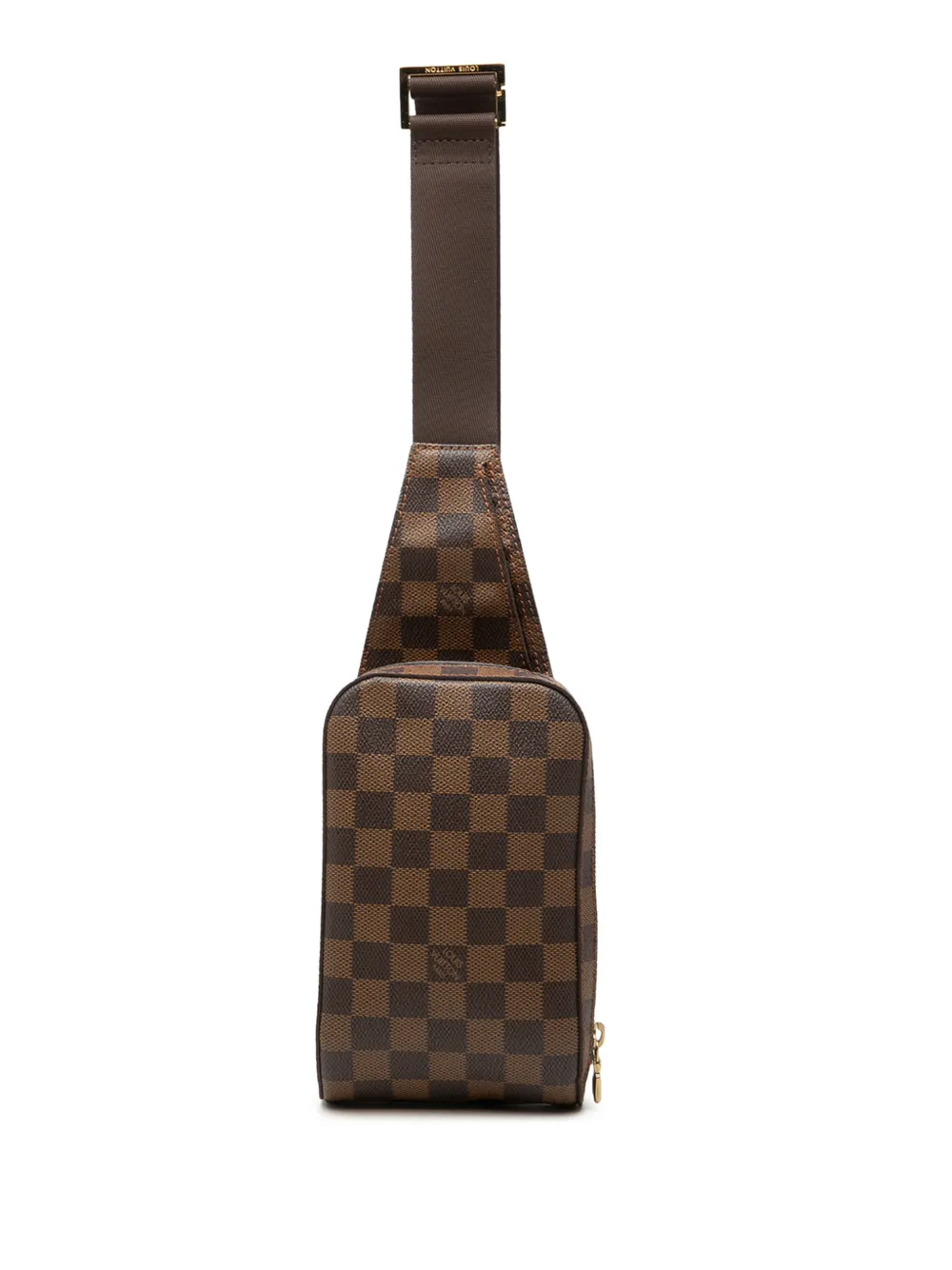 Louis Vuitton Pre-Owned 2009 Damier Ebene Geronimos crossbody bag - Marrone