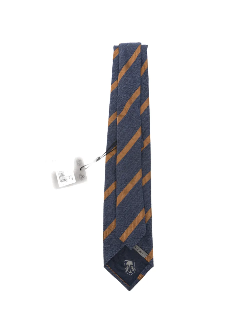 Corneliani stripe-pattern tie Blauw