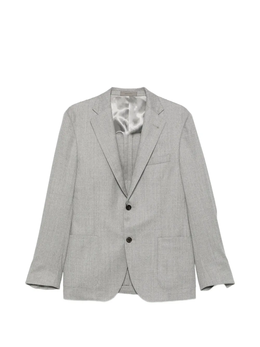 Corneliani notched-lapel single-breasted suit - Grigio