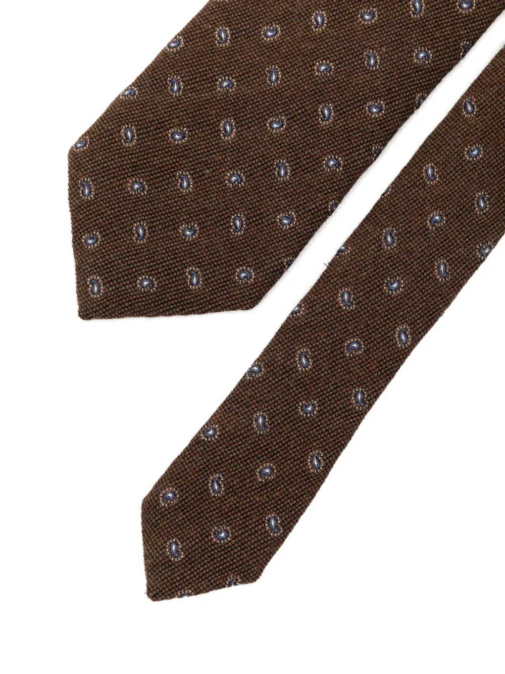 Corneliani paisley-pattern tie Bruin