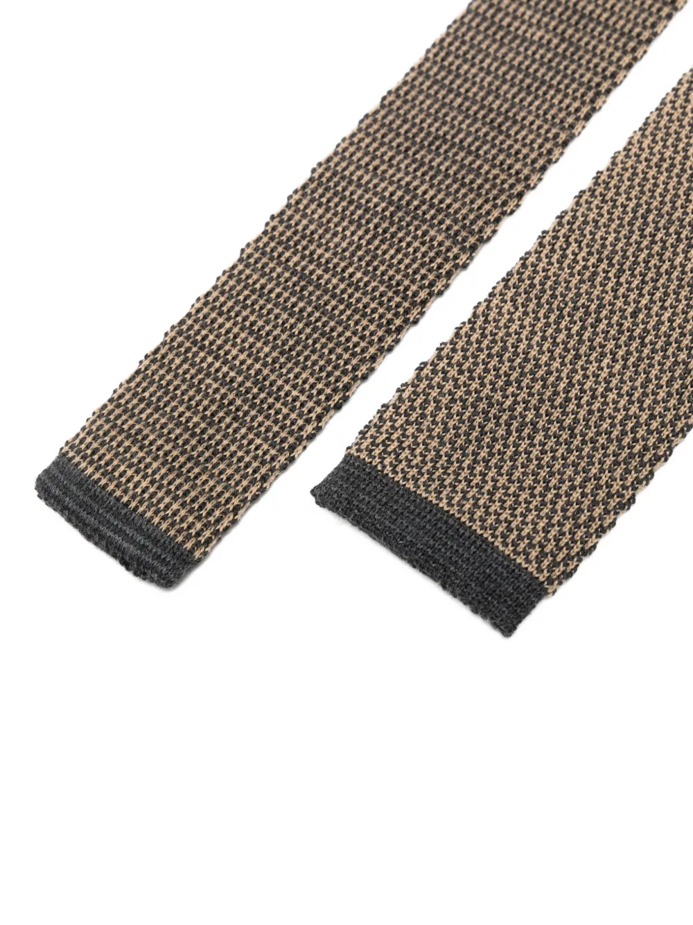 Corneliani wool tie Bruin