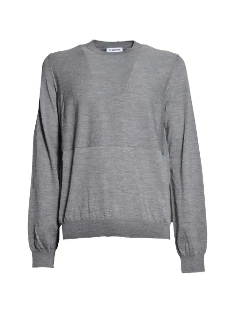 Jil Sander crew-neck ribbed-trim sweater