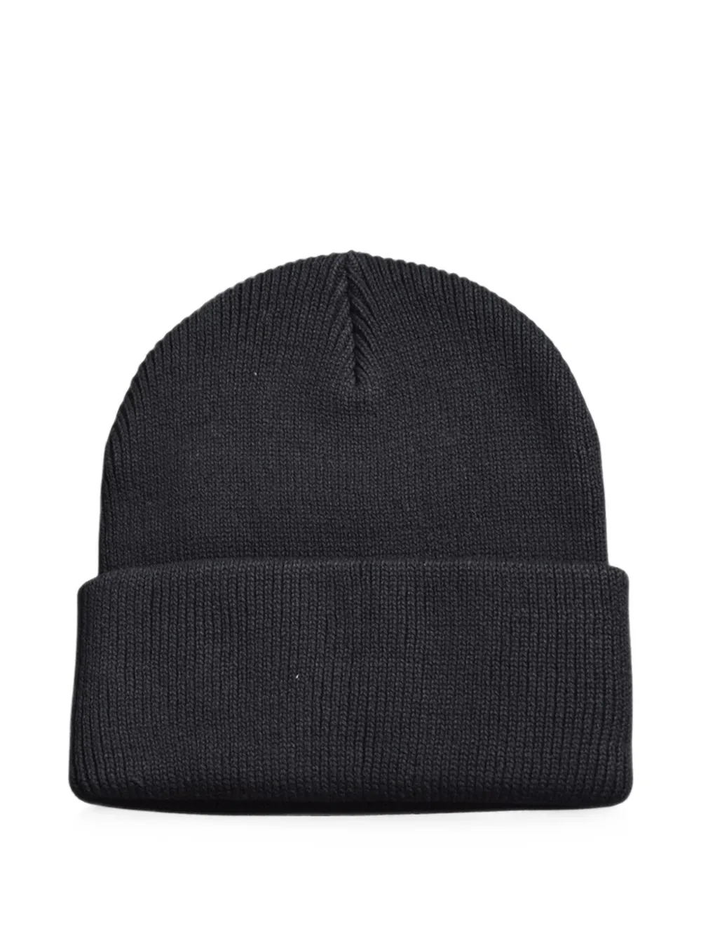 Carhartt WIP Arch Script ribgebreide muts met geborduurd logo Zwart