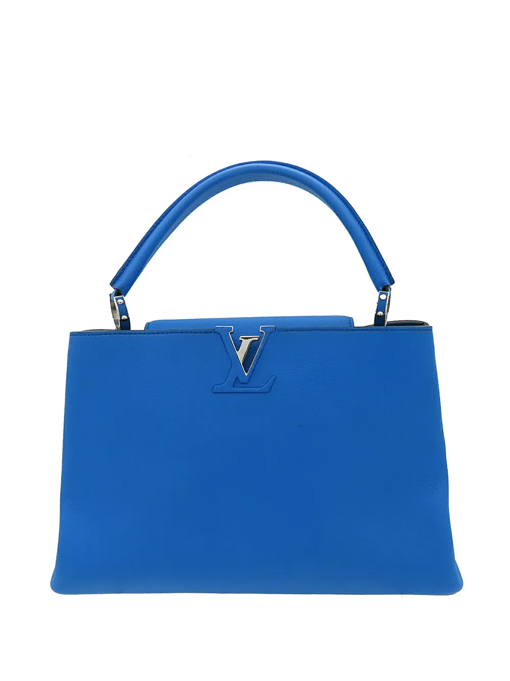Louis Vuitton Pre-Owned 2014 Taurillon Capucines GM satchel - Blu