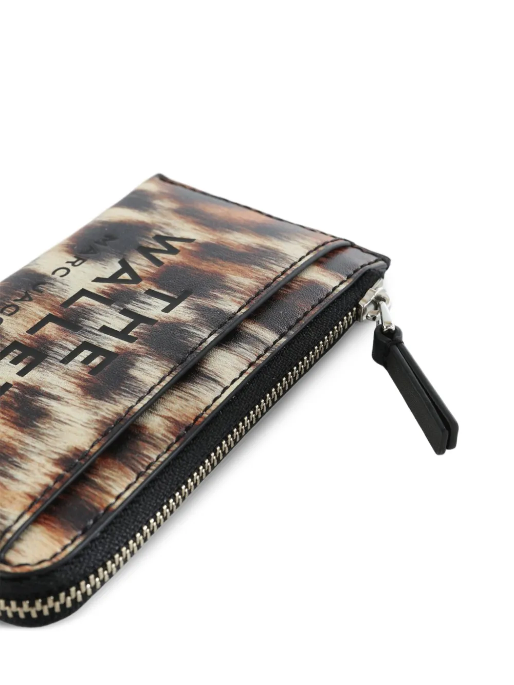 Marc Jacobs Portemonnee met luipaardprint Bruin
