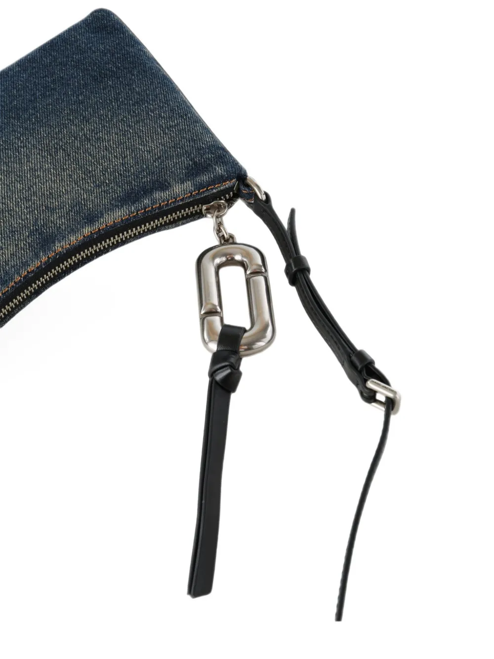 Marc Jacobs Denim schoudertas met vervaagd effect Blauw