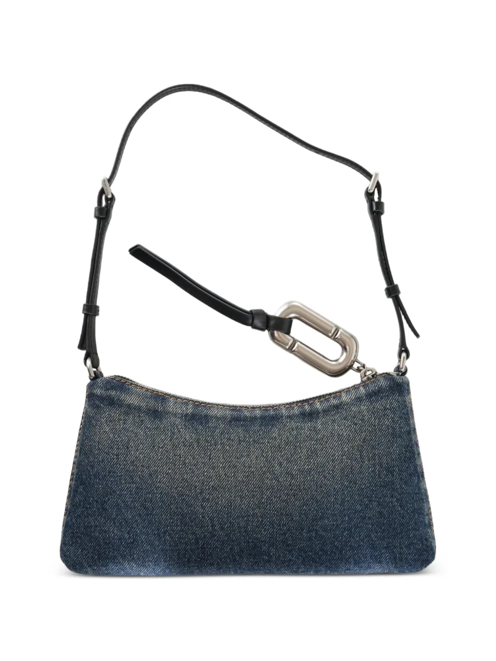Marc Jacobs Denim schoudertas met vervaagd effect Blauw