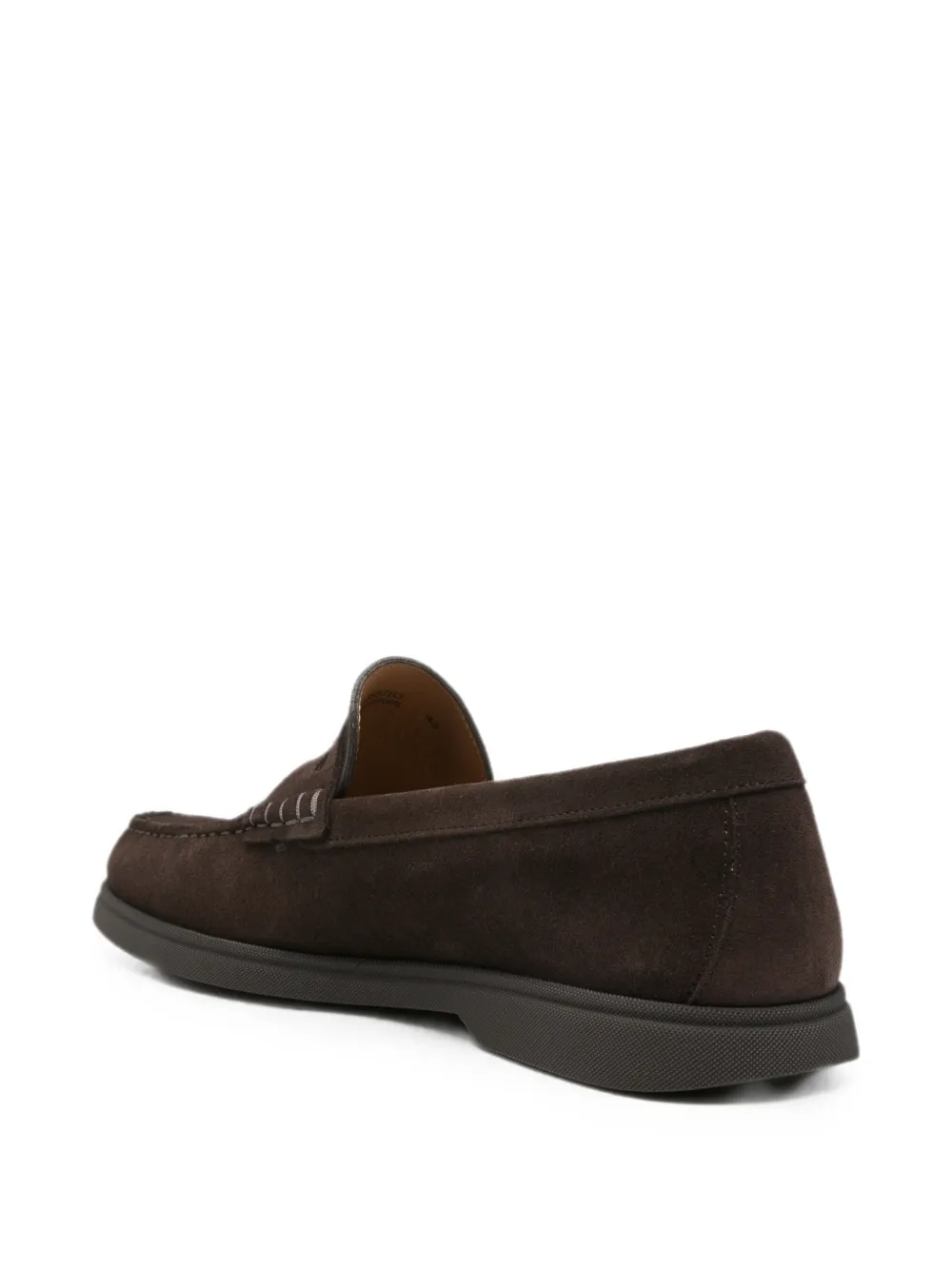 BOSS suede slip-on loafers Bruin