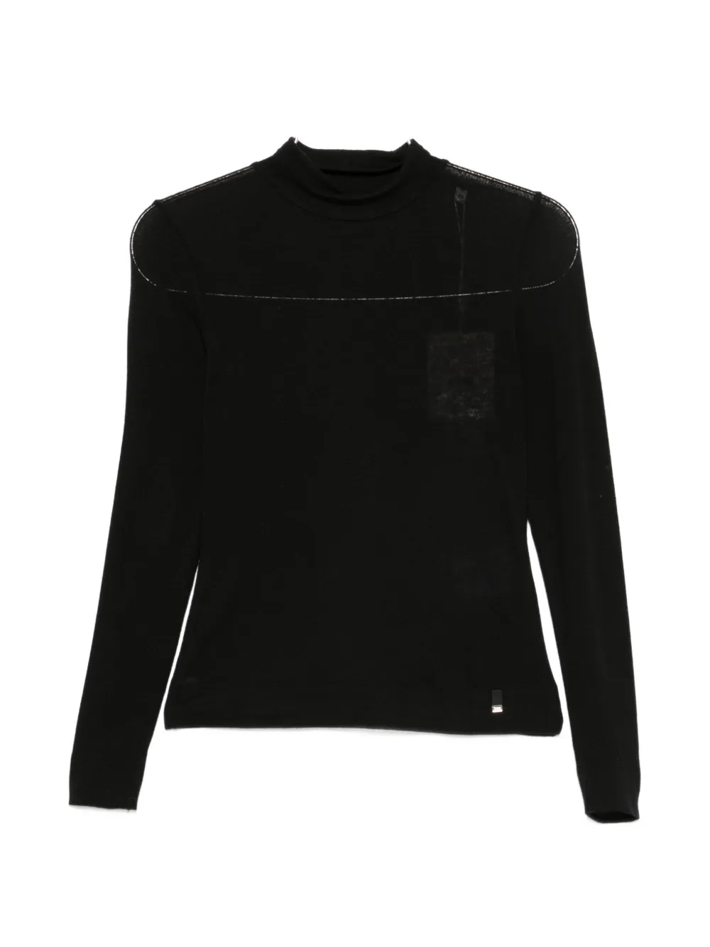 Herno roll-neck long-sleeve sweater - Nude