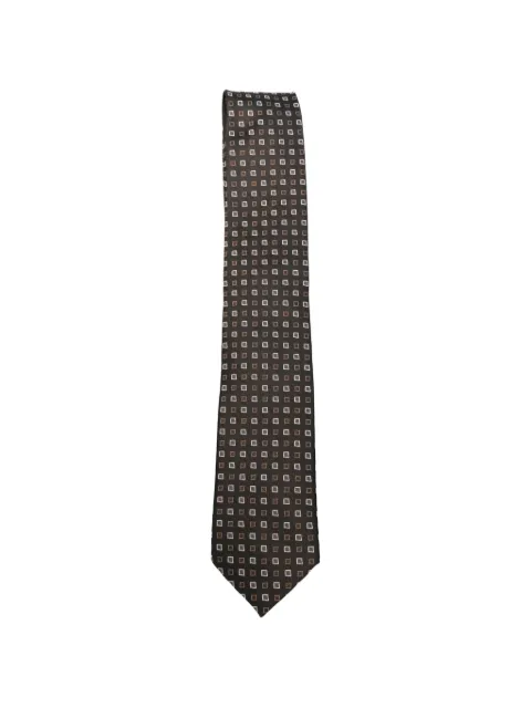 BOSS geometric-pattern tie