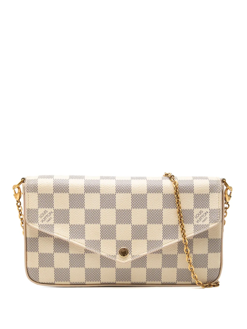 Louis Vuitton Pre-Owned 2018 Damier Azur Pochette Felicie crossbody bag - Bianco