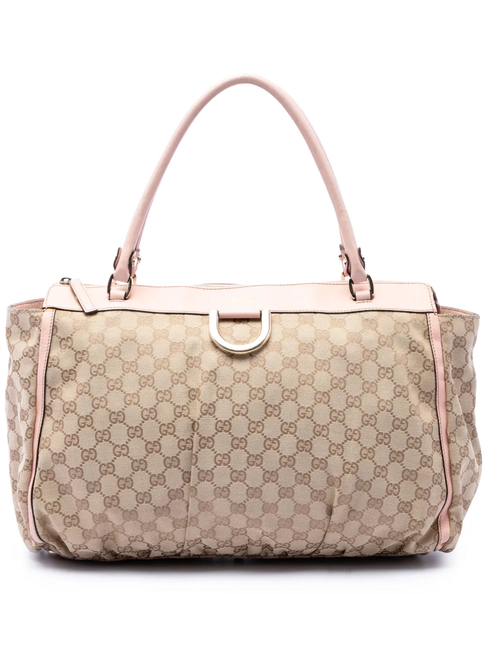Gucci Pre-Owned 2016-2026 GG Canvas Abbey D Ring tote bag - Nude