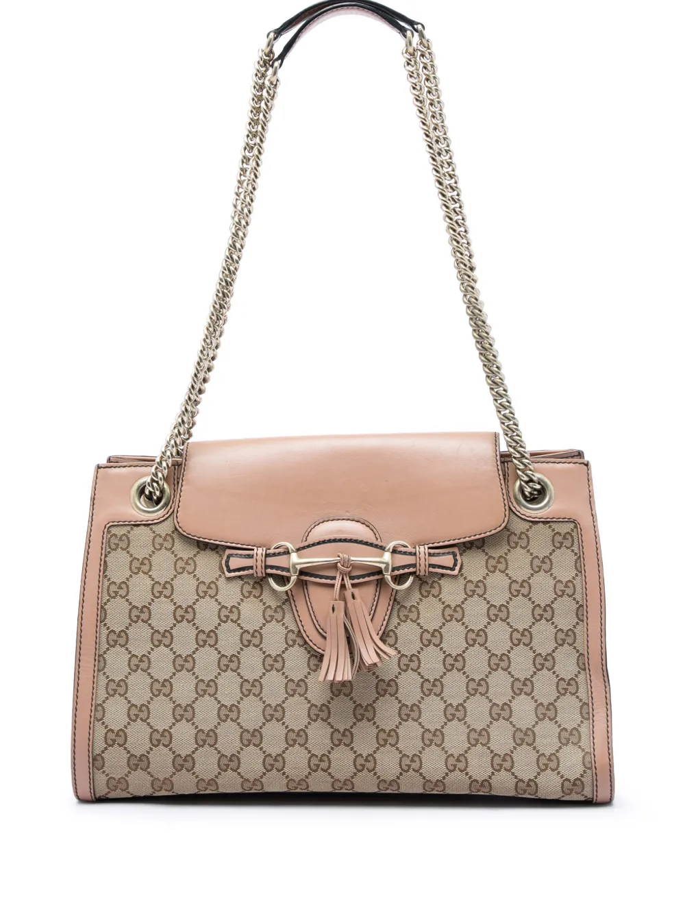 Gucci Pre-Owned 2016-2026 Large GG Canvas Emily shoulder bag - Toni neutri