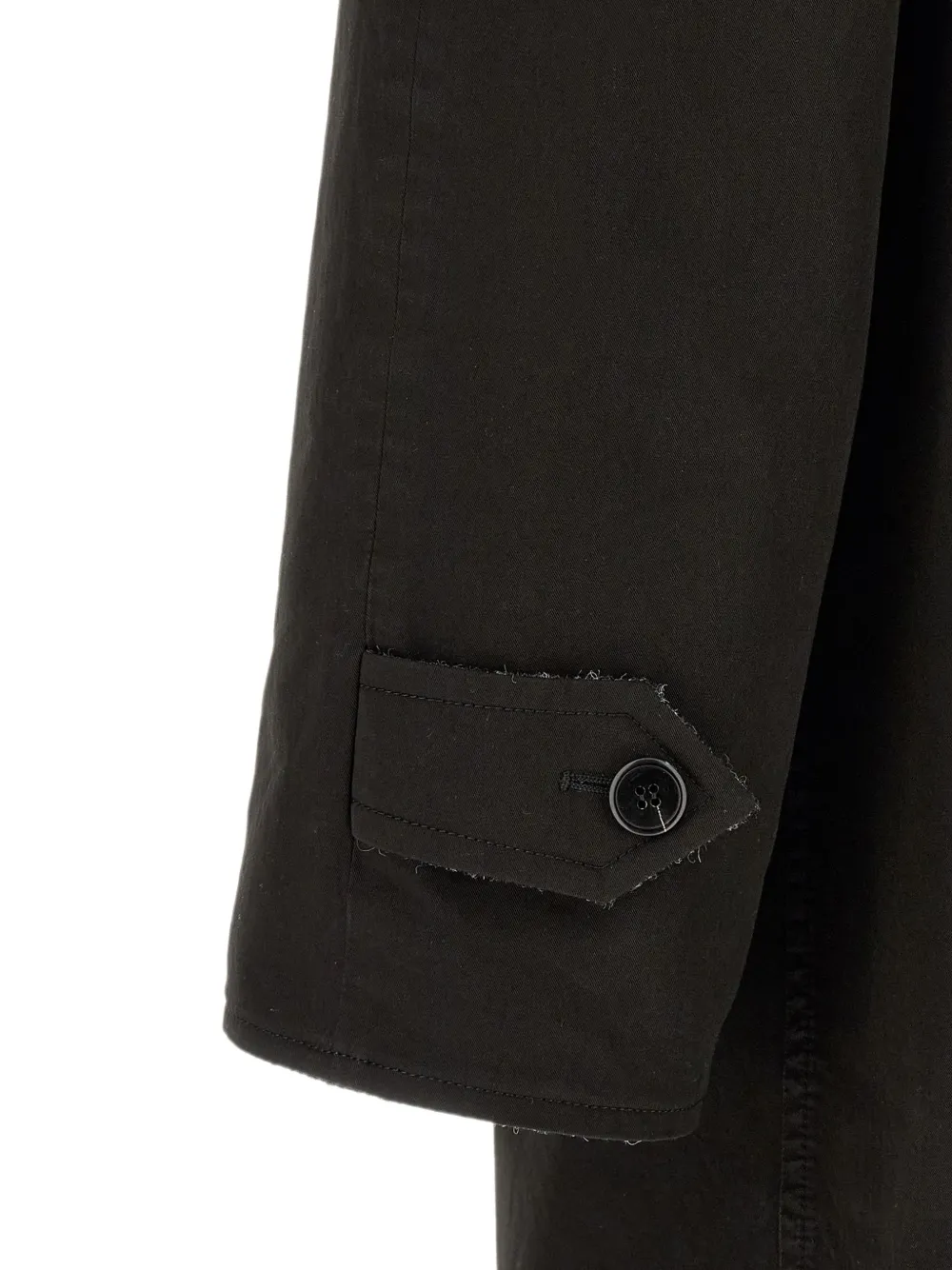 Prada Omkeerbare raglan jas Zwart