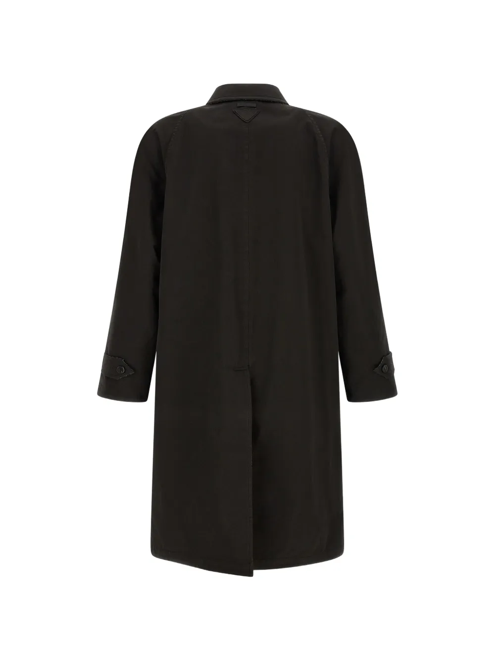 Prada Omkeerbare raglan jas Zwart