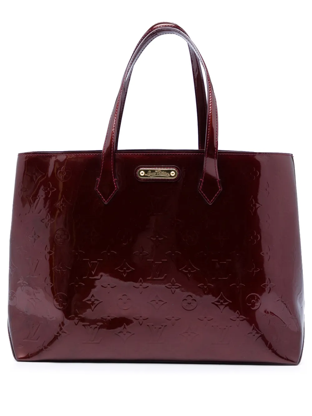 Louis Vuitton Pre-Owned 2021-2026 Monogram Vernis Wilshire MM tote bag - Red