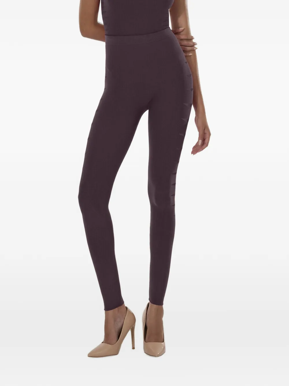 Wolford Slash legging met uitgesneden details Paars