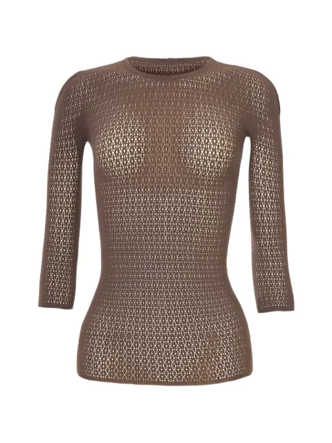 Wolford Daisy Net long-sleeve top