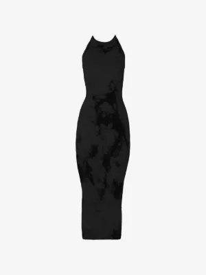 Wolford Ink Fatal tie-dye Midi Dress | Black