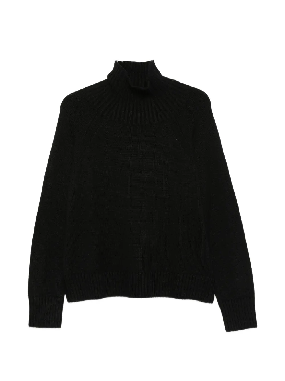 Michael Kors high-neck raglan-sleeve sweater - Schwarz