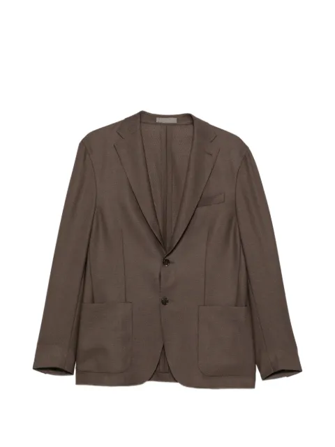 Corneliani single-breasted notch-lapel blazer
