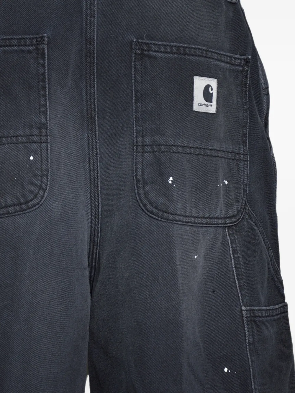Carhartt WIP Nixon shorts met dubbele knie Zwart
