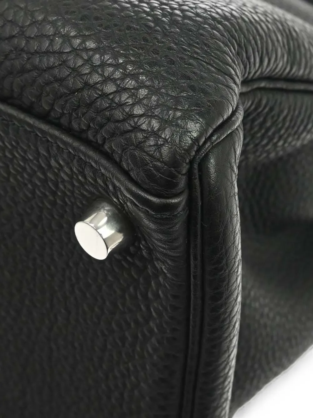 Hermès Pre-owned 2008 32 Kelly Retourne Two-way Handbag in Black, view 5