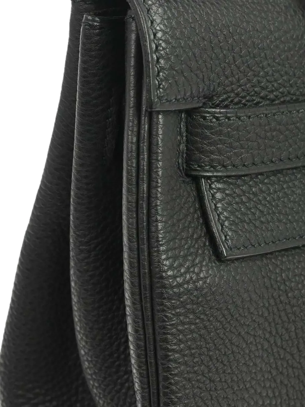 Hermès Pre-owned 2008 32 Kelly Retourne Two-way Handbag in Black, view 3
