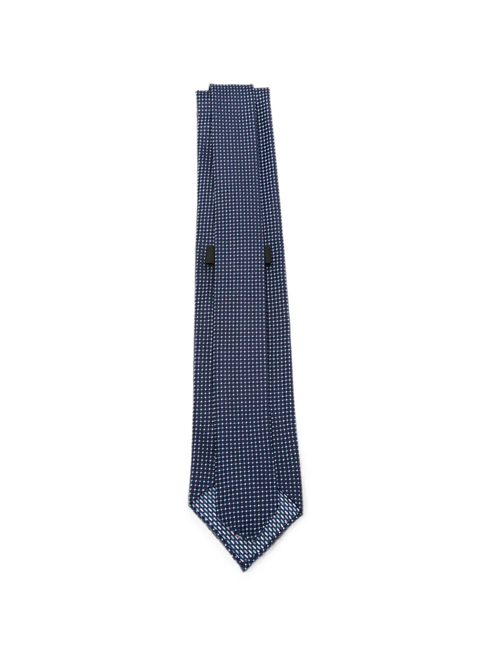 BOSS Puntige stropdas Blauw