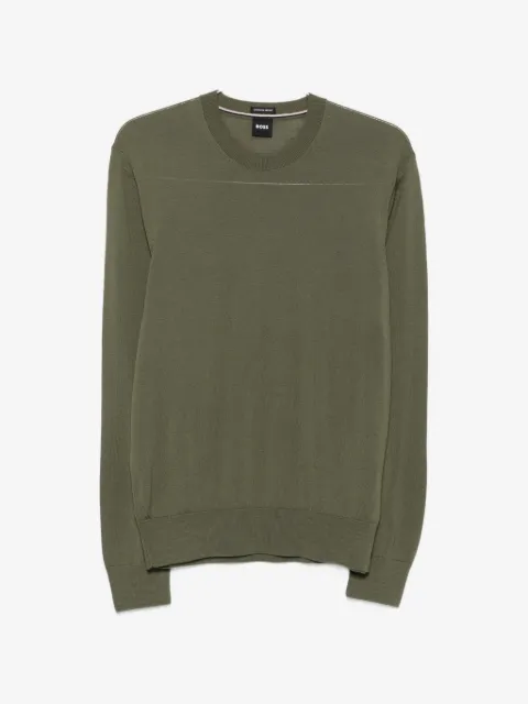 BOSS crew-neck wool sweater